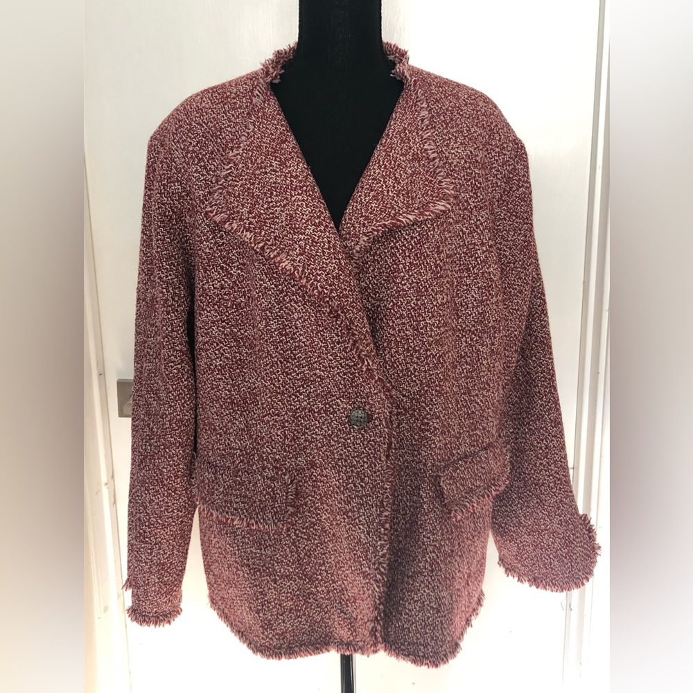 Pamela McCoy Wool-Blend Blazer Size 2X